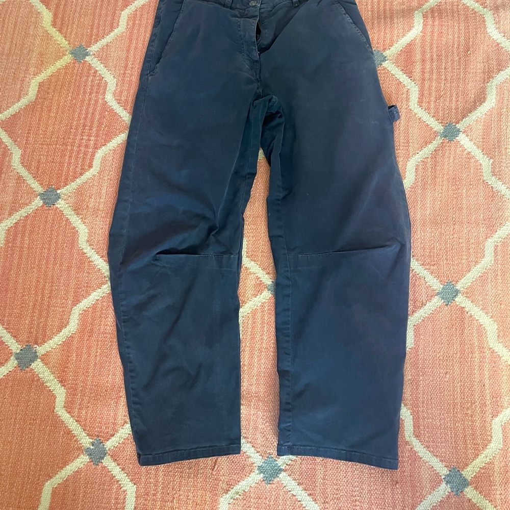 Nili Lotan Carpenter pants in medium dark blue